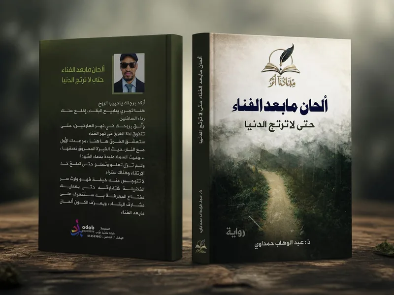 غلاف رواية ألحان ما بعد الفناء